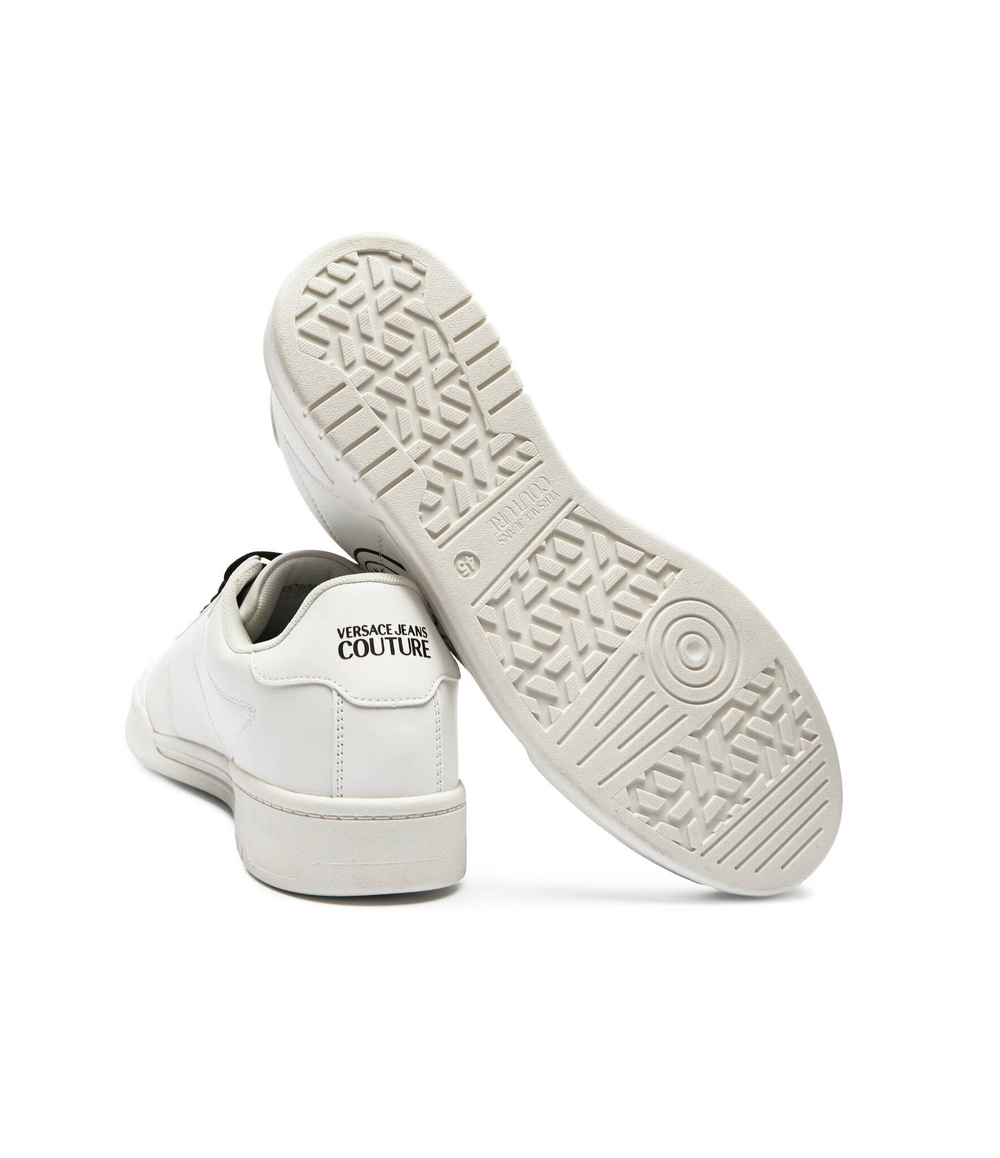 Кожаные кроссовки Versace Jeans Couture - белый(77YA3SD1ZP347)