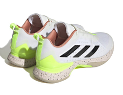 Женские теннисные кроссовки Adidas Avacourt - white/core black/lucid lemon