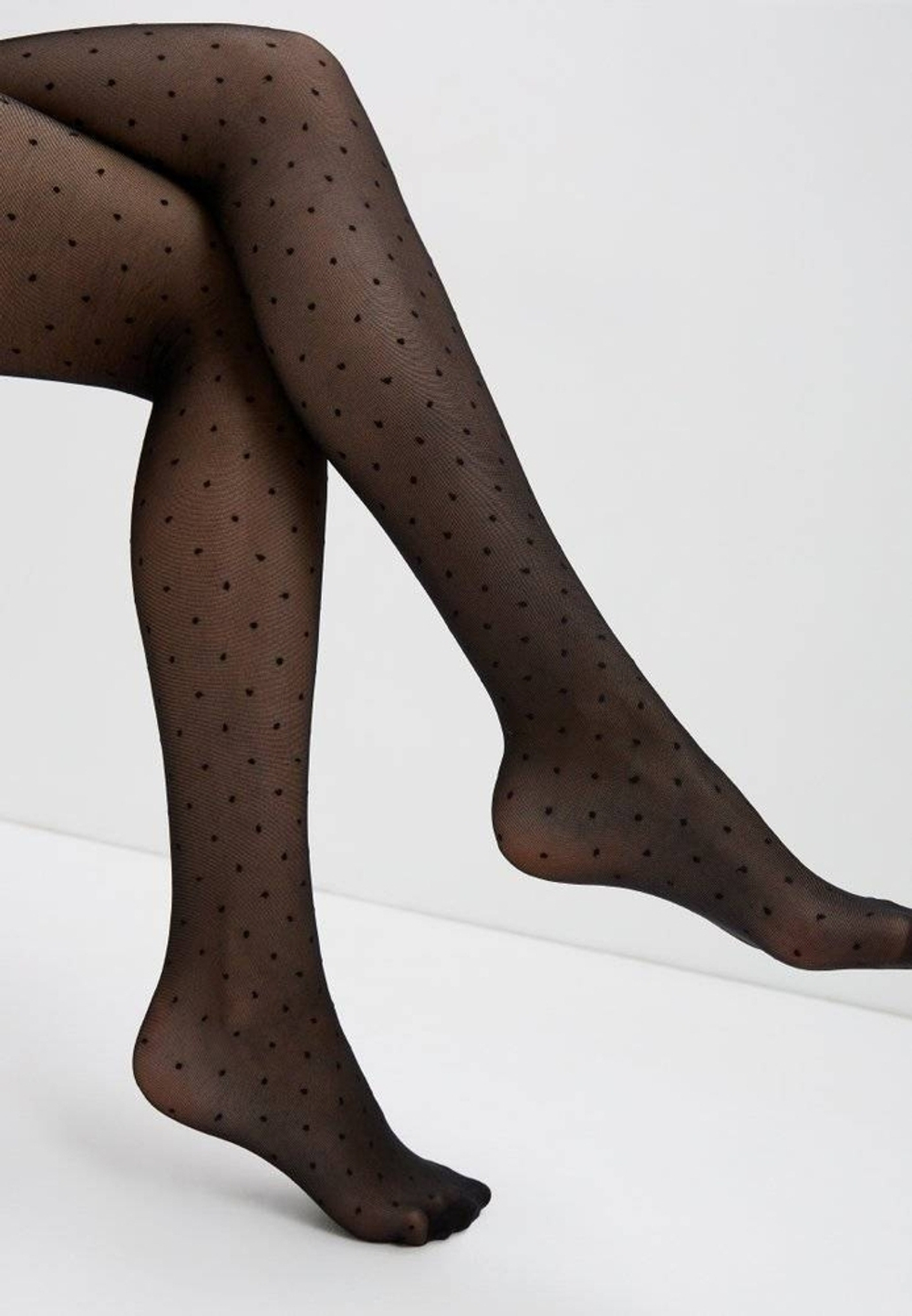 CONTE DOTS SLIM Колготки женские в точку с утягивающими шортиками
