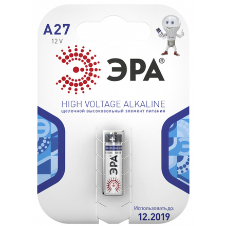 Батарейки ЭРА A27-1BL SUPER Alkaline