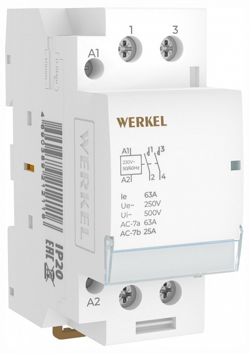 Контактор двухмодульный Werkel W942M63O