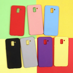 Панель матовая Soft Touch для Samsung Galaxy J6 (2018), 010659 Голубой