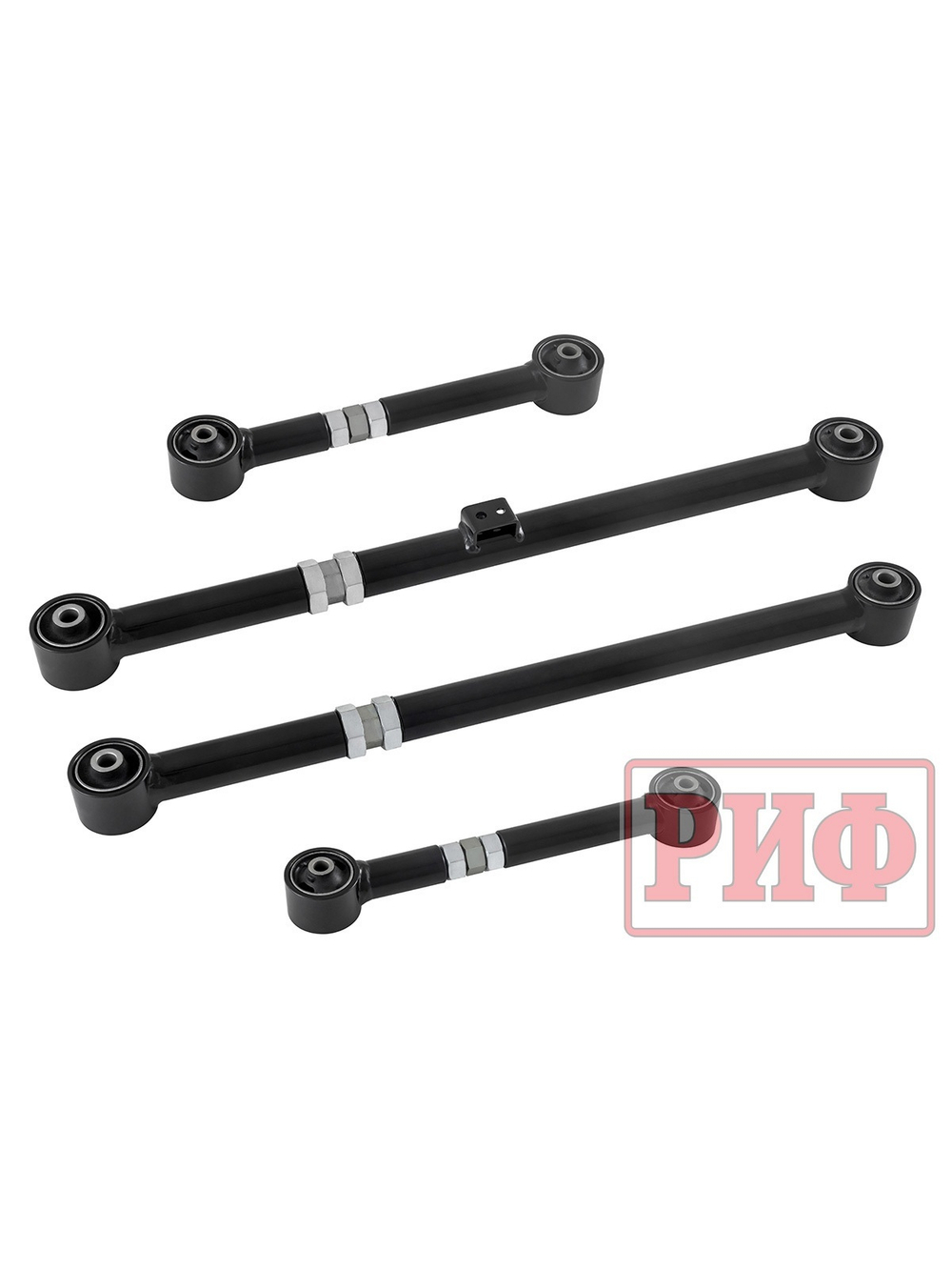 Тяги заднего моста РИФ регулируемые Toyota Land Cruiser Prado 120/150 (4 шт.)