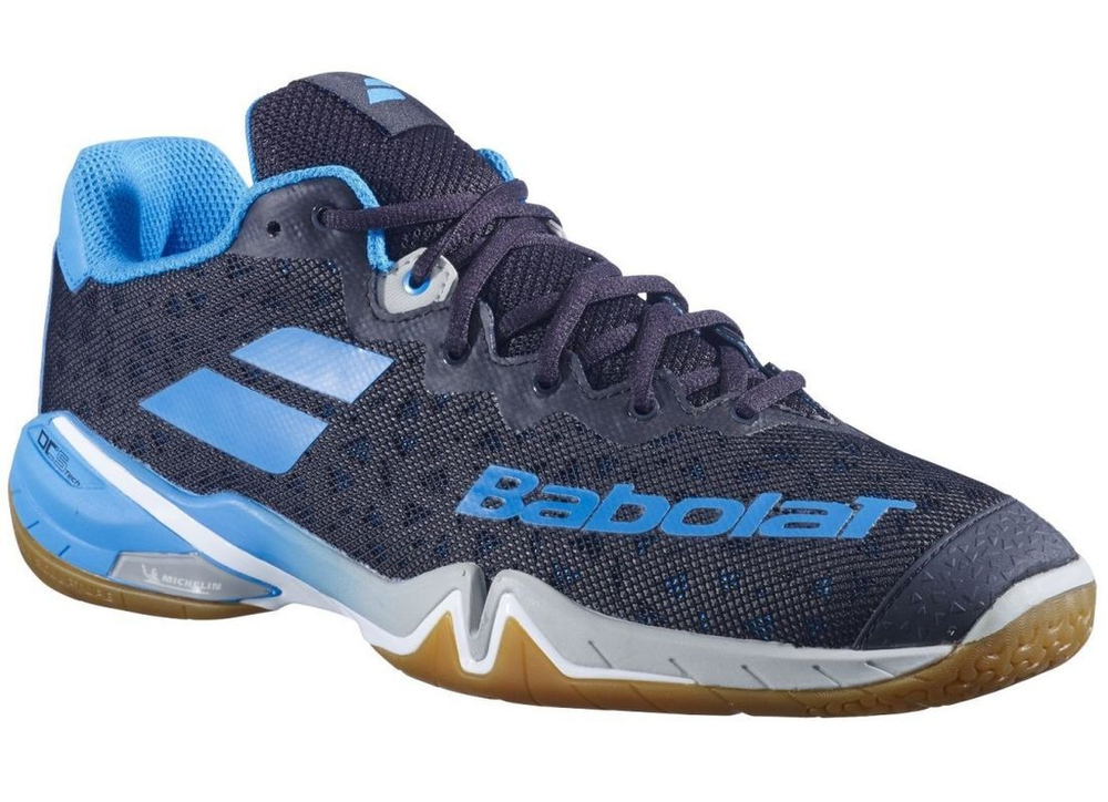 Мужские кроссовки для бадминтона/сквоша Babolat Shadow Tour Men - black/blue