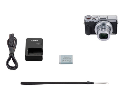 Компактный фотоаппарат Canon PowerShot G7 X Mark III, серебристый