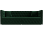 Диван детский прямой Найс, Зеленый, Велюр, 107104