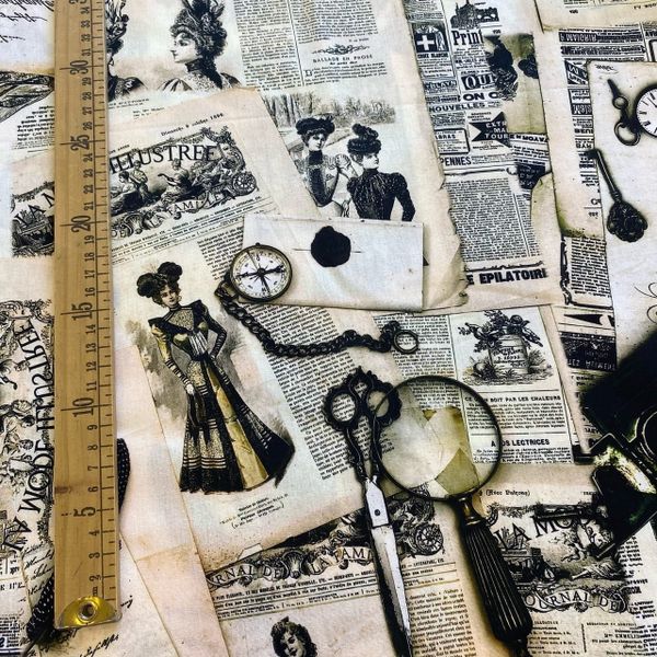 МОДА ВИНТАЖ, ЧЕРНИЛЬНИЦА Handmade Fabrics 100% хлопок 7
