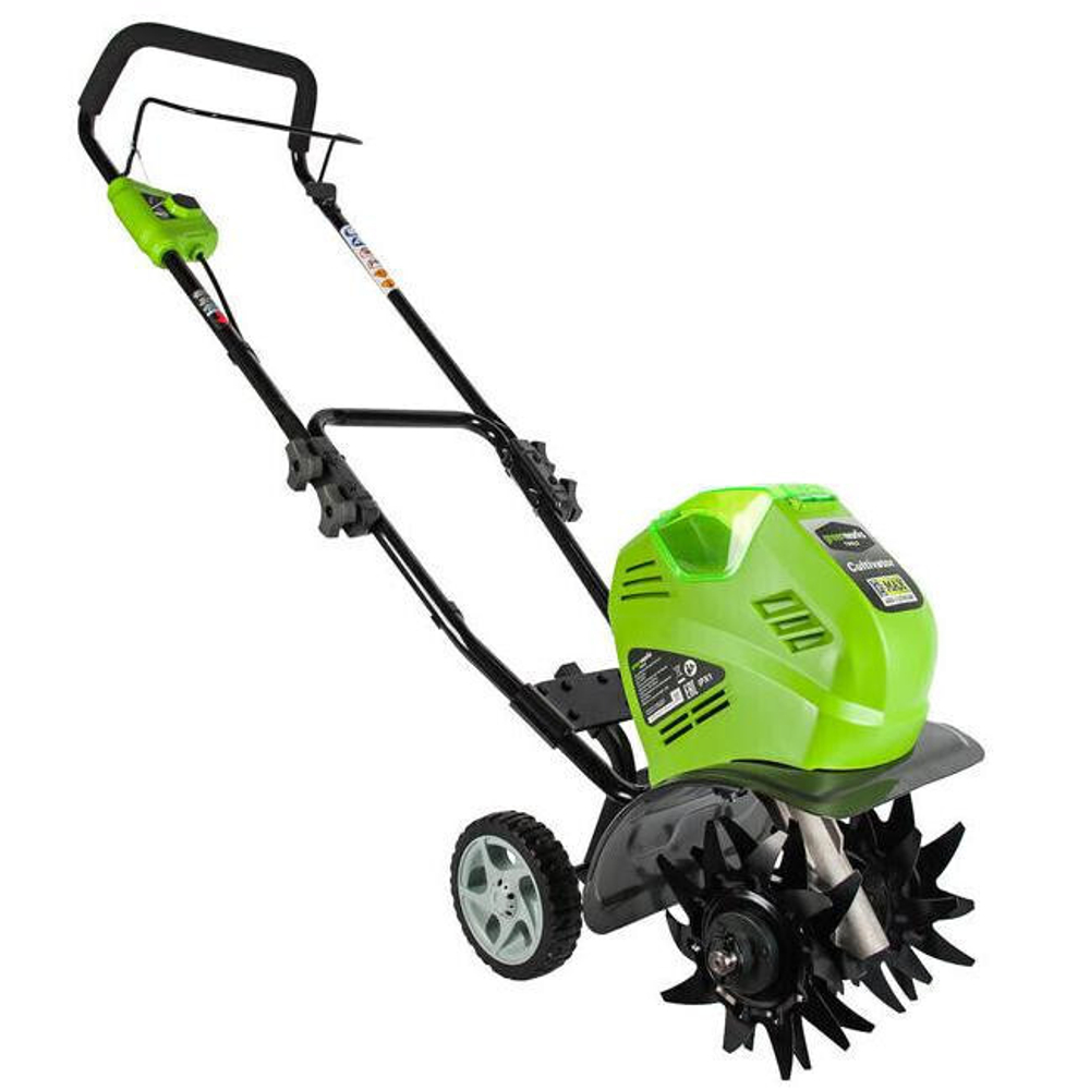 Культиватор аккумуляторный Greenworks G40TL 40V
