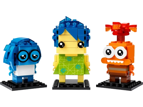 Конструктор LEGO BrickHeadz 40749 Радость, печаль и тревога