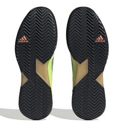Мужские кроссовки теннисные Adidas Adizero Ubersonic 4.1 M - off white/carbon/lucid lemon