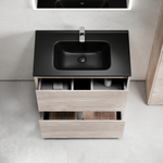 Тумба напольная под раковину Sancos Libra Floor, дуб галифакс натуральный 790х450х840 мм