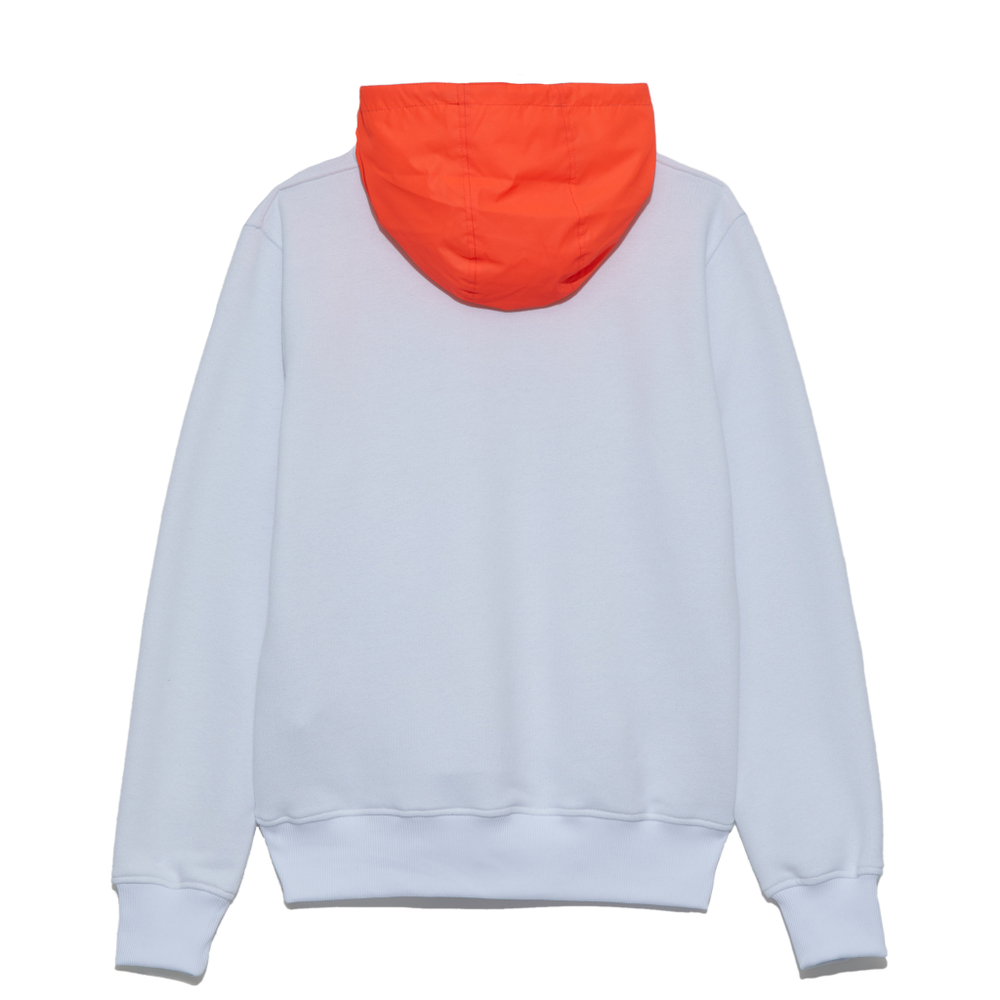 White HOOD Reflective Coral