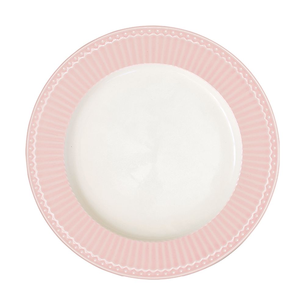 Тарелка Alice pale pink, 27 см