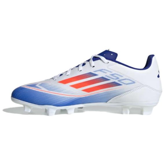 Кроссовки Adidas серии F50 - низкие Белые и синие кроссовки
