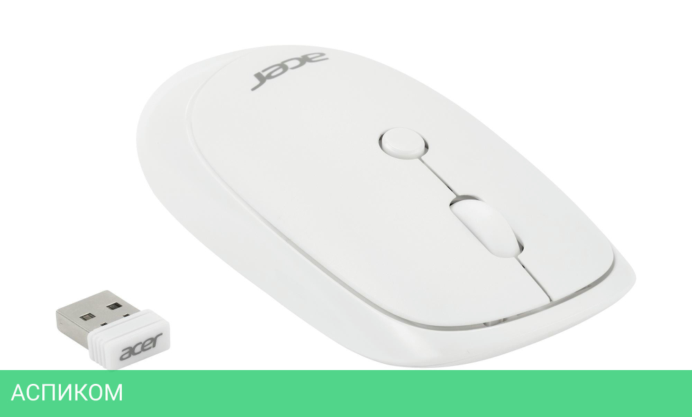 Мышь Acer OMR138 белый (ZL.MCEEE.01L)