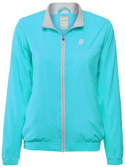 Женская теннисная куртка Prince Full Zip Warm-Up - azure