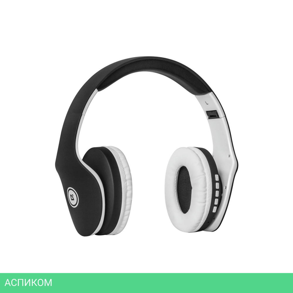 Наушники Defender FreeMotion B525 черный/белый (63525)