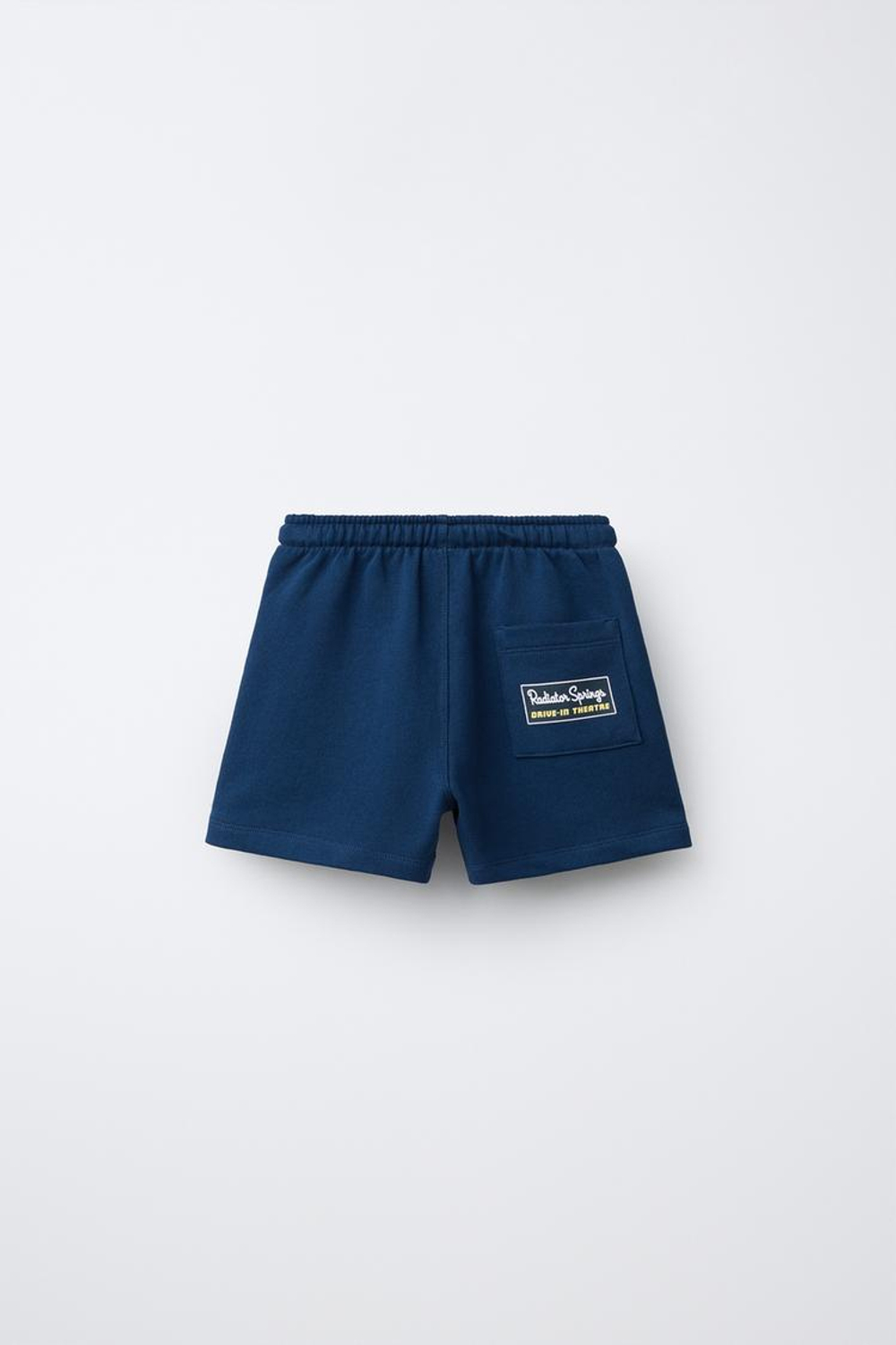 ZARA ШОРТЫ ИЗ МЯГКОЙ ТКАНИ CARS RAYO MCQUEEN © DISNEY, МОРСКОЙ СИНИЙ