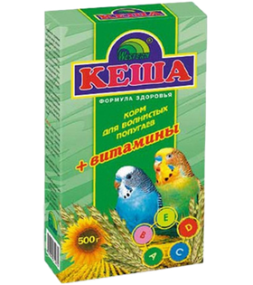 Кеша для волнистых попугаев 500гр. (витамины)