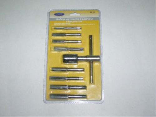 Набор метчиков с ключом (9 предм.) (STRONG)