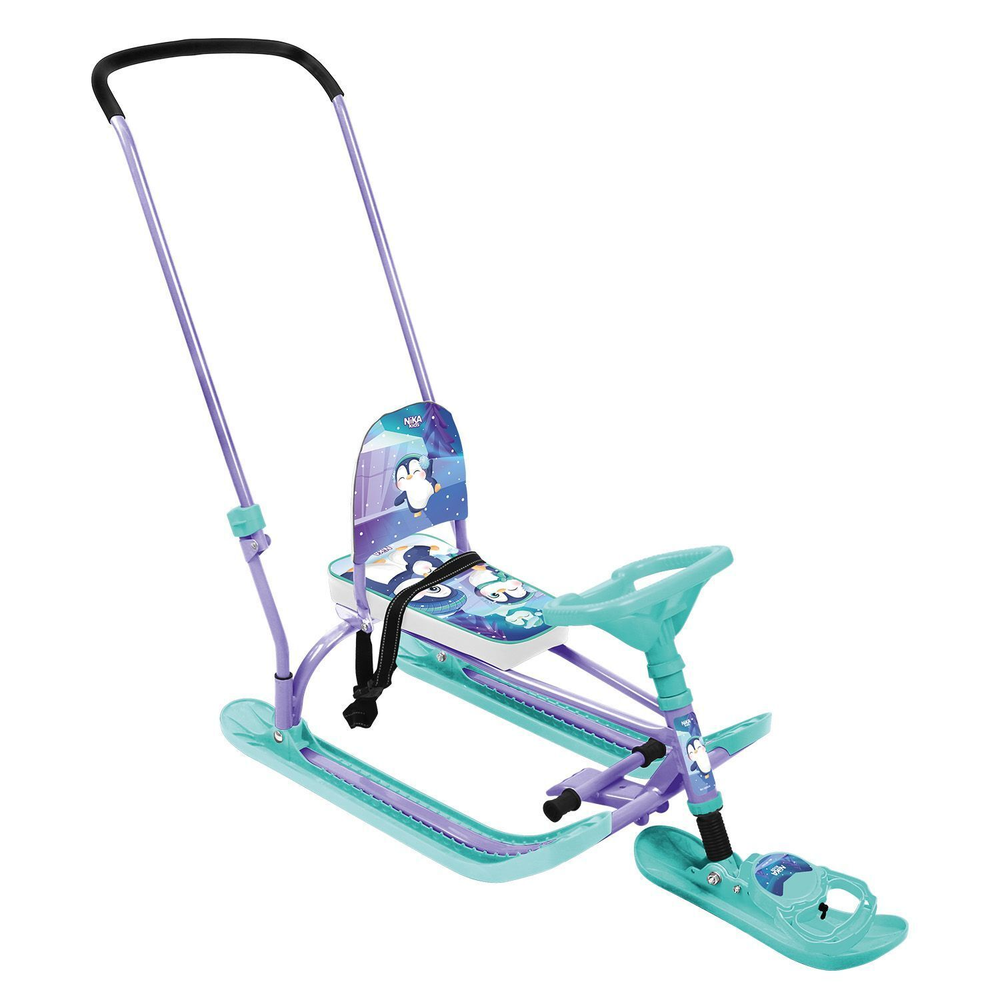 Снегокат Nika Twiny2+  TW2+/П с пингвинятами