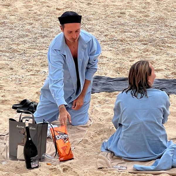 Рубашка #4 Вельветовая Голубая - фото 2