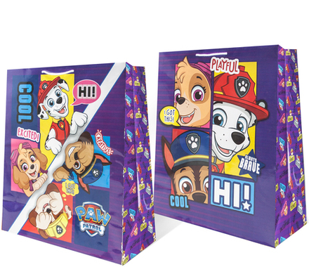 Пакет подарочный, Щенячий патруль, 40*33*15 см, 1 шт.