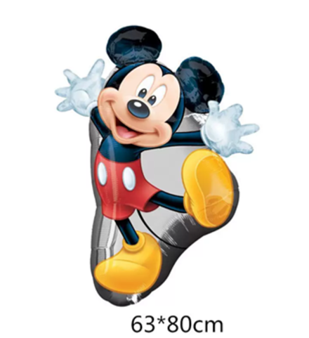 Фольгированный шарик "Микки Маус серый фон" (102)10