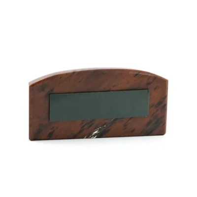 Автомобильная икона из обсидиана 60*30мм "Богородица, Иисус, Николай" арка