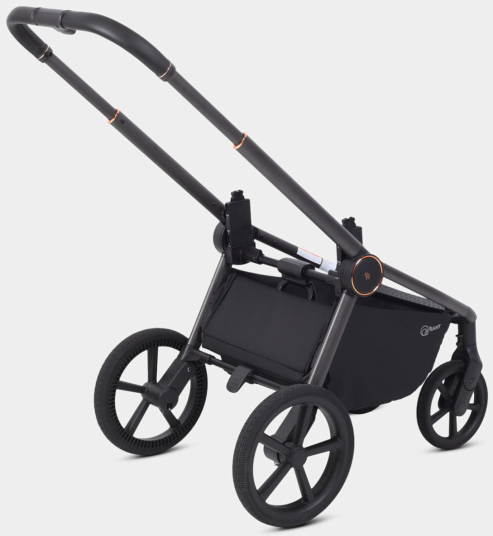 Детская коляска Rant Flex Therm Soft 3 в 1 с автокреслом Miro Black Shine Brown