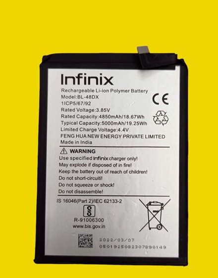 INFINIX HOT 11 (2022) (X675)(BL-48DX) АККУМУЛЯТОР (ORIG-SP)
