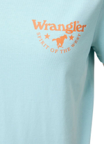 Футболка Wrangler REGULAR TEE CANAL BLUE