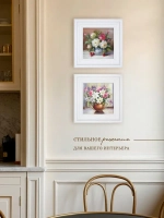 Картина интерьерная настенная на холсте 30х30 см