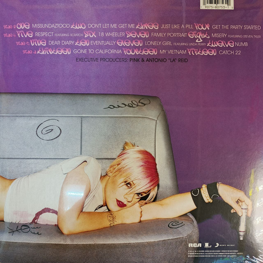 P!NK ‎– M!ssundaztood 2LP (Европа 2018г.) Т