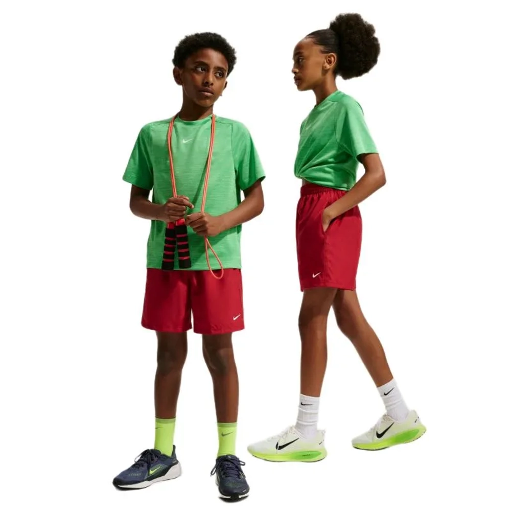 Детские теннисные шорты Nike Boys Dri-Fit Multi+ Training - tought red/white