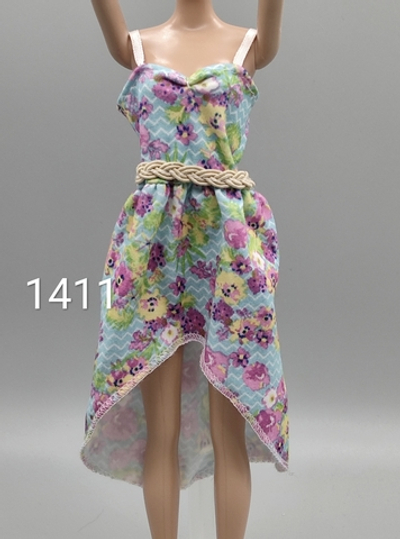 Одежда для куклы Барби винтаж платье 1411