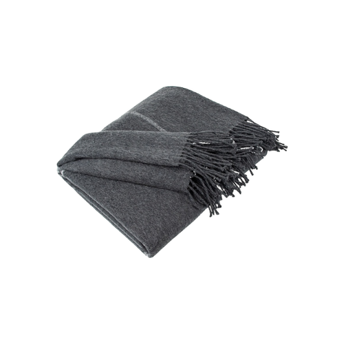 Плед Трентино темно-серая клетка (140*200)