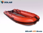 Лодка надувная моторная solar-470 strela jet tunnel