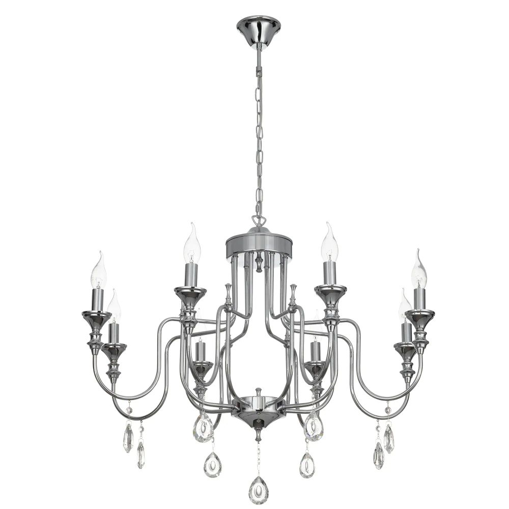 Citilux Рига CL437181 Люстра подвесная Хром