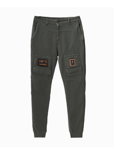 Брюки из хлопкового трикотажа