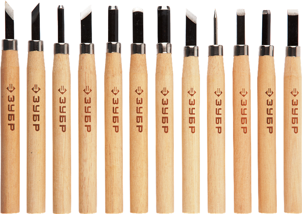 18375-H12 Резцы ЗУБР ЭКСПЕРТ фигурные профессиональные 12шт