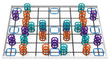 Комплект полей и соревновательных элементов