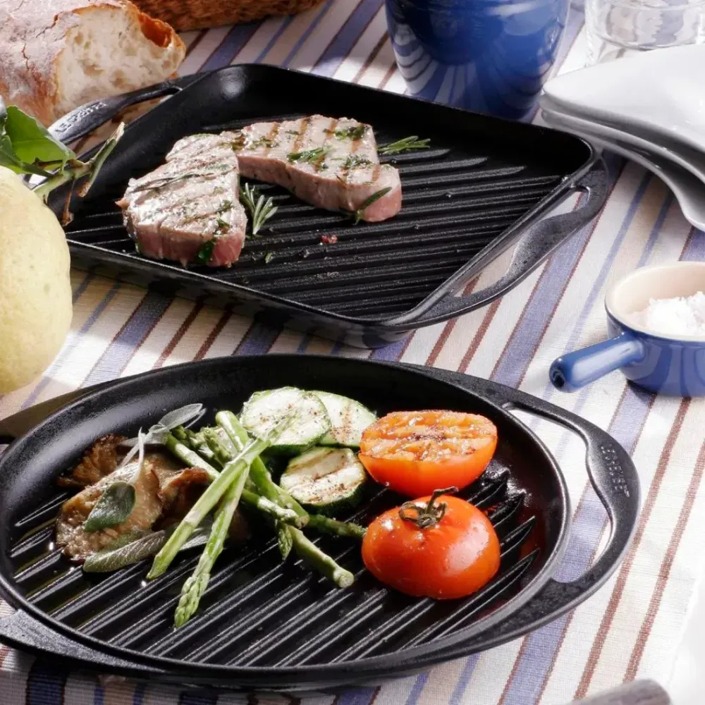 Чугунная сковорода-гриль Le Creuset, 24 см - 2