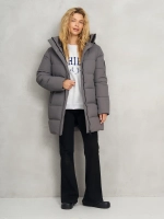 Куртка зимняя удлиненная с капюшоном