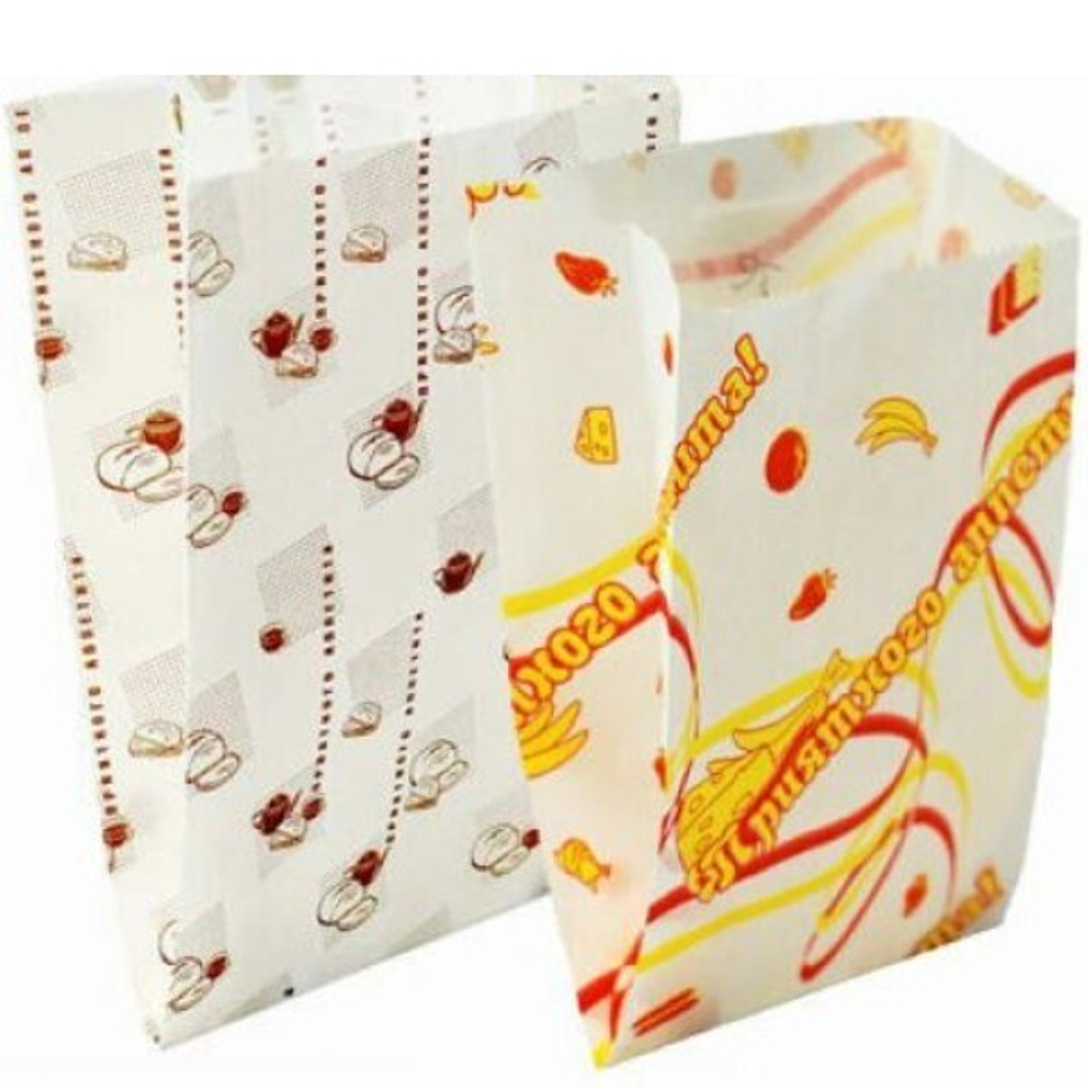 Пакет бумажный Д/ КАРТ.ФРИ 140*90*35 С РИС (комплект 100 шт)