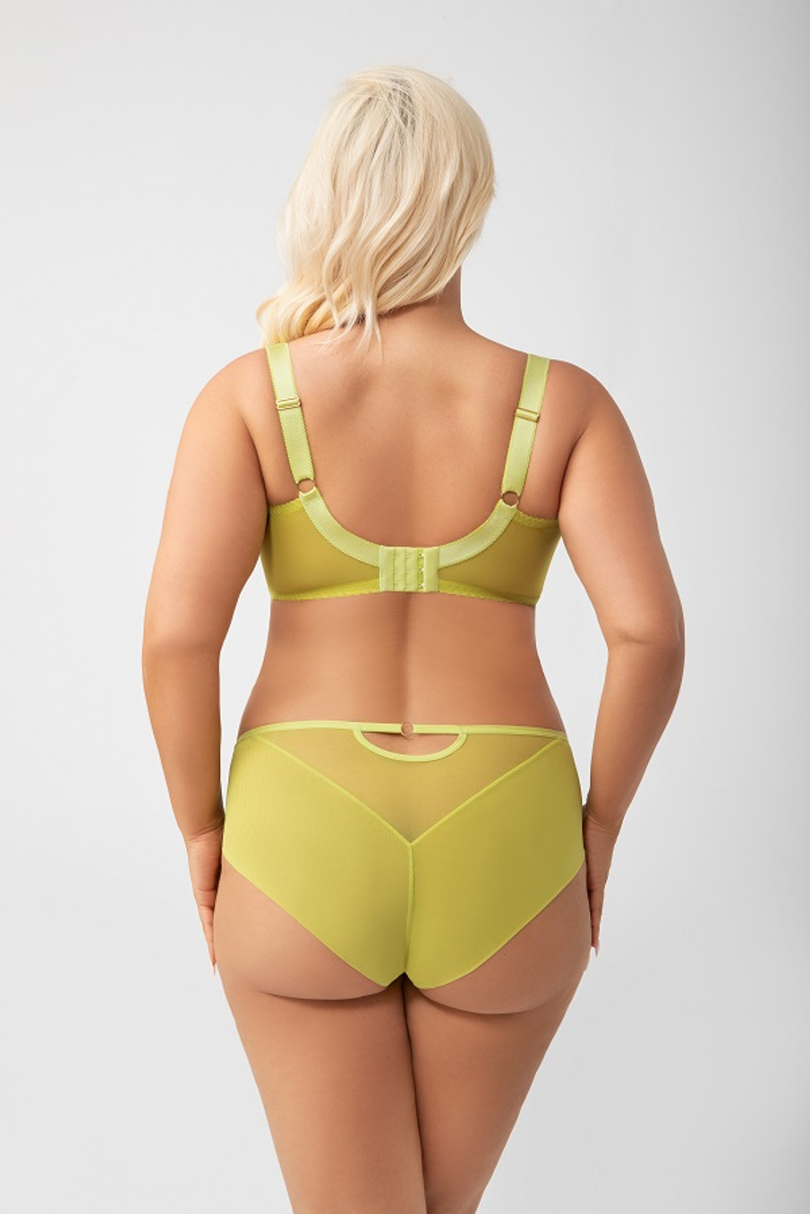 Бюстгальтер и сетки с кружевом Paradise lime