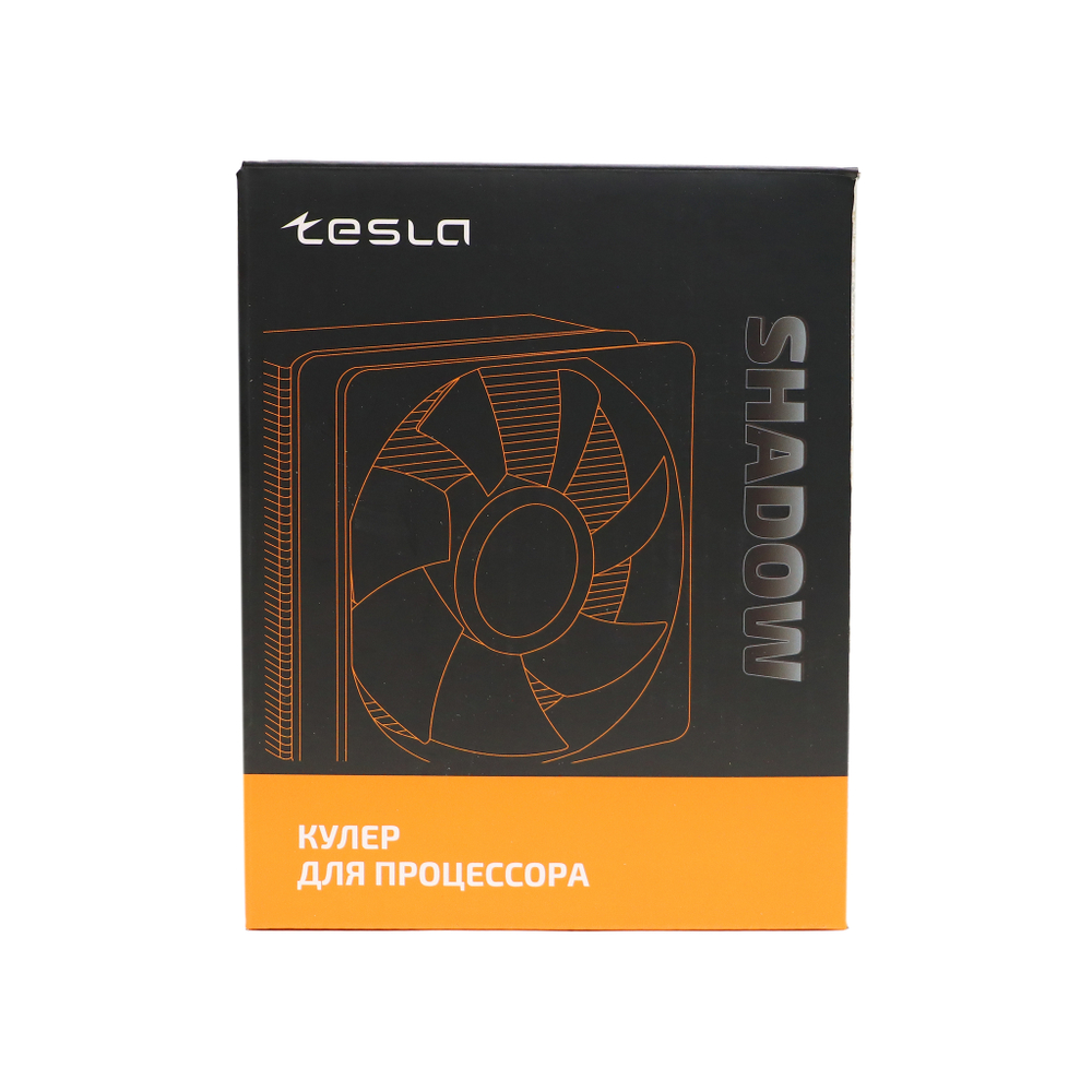 Кулер для процессора TESLA SHADOW SE224, 1х120мм, 800~1800rpm, 4-pin, Al+Cu, черный, 57CFM, 24дБ, 4-PIPE, TDP 210Вт, INTEL 1700/1200/115x/2011/2066, AMD AM5/AM4 (TSL-SE-224-XTS)