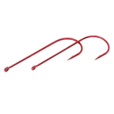 Крючок Hanzo Round SW-100-1-4 Red №04 10шт