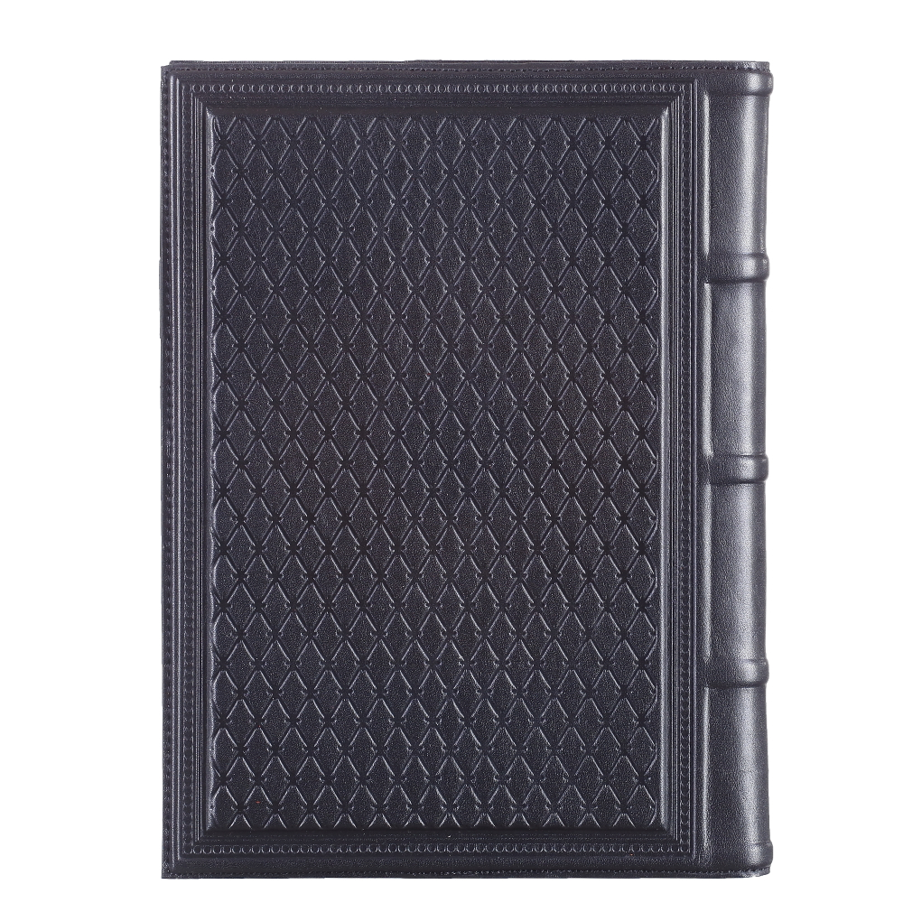 Ежедневник А5 «Строителю-2» с накладкой покрытой золотом 999 пробы