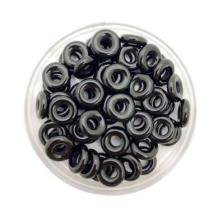 Glass Rings 10 mm Jet